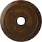 Ekena Millwork Crendon Ceiling Medallion (Canopies up to 4 3/8"), 24 1/8"OD x 4 3/8"ID x 2 1/4"P, Root Beer Crackle CM24CRRBC - alternate 1
